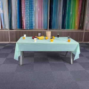 Solid color table cloths for events