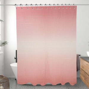 Bathroom Curtain Custom Size Solid Shower Curtain