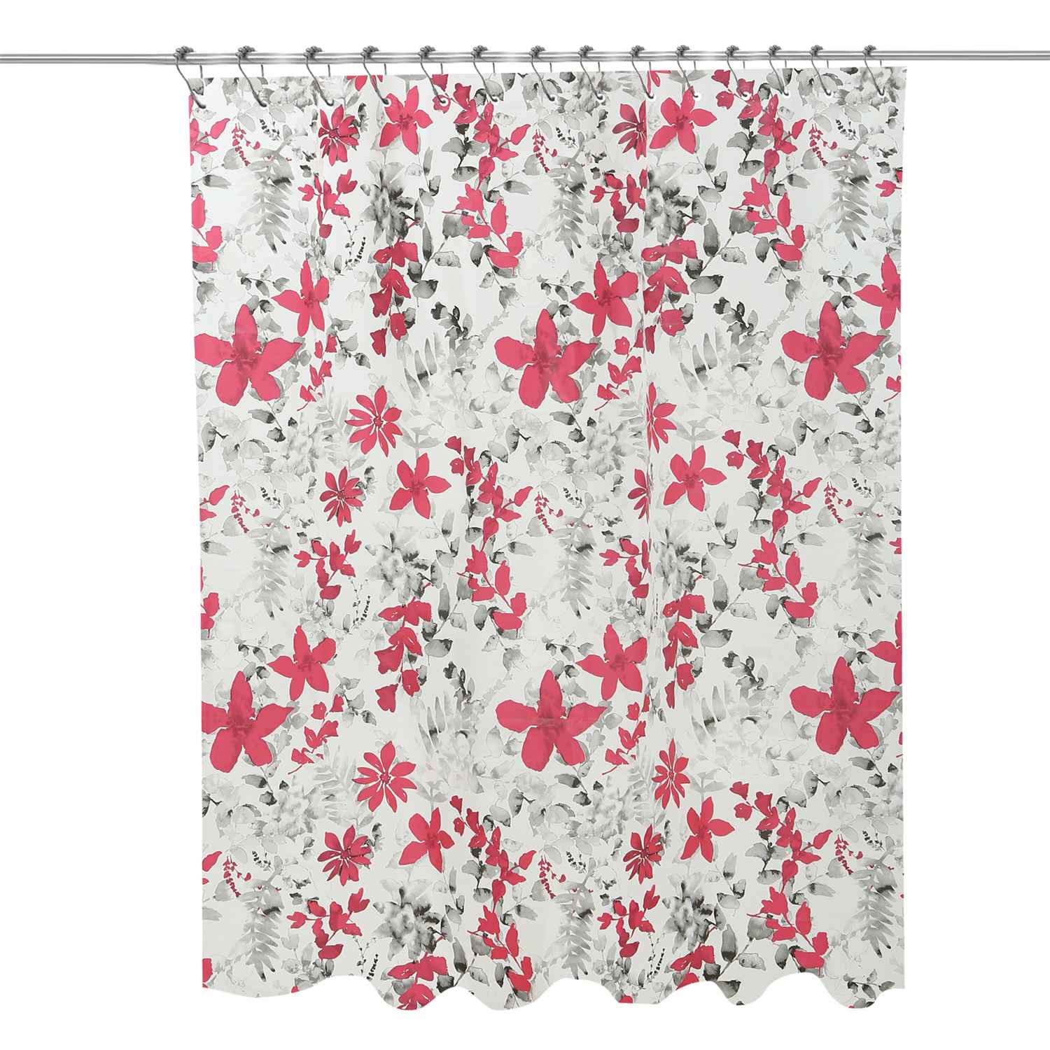 Cartoon Print Mildew Resistant Waterproof Bath Curtain