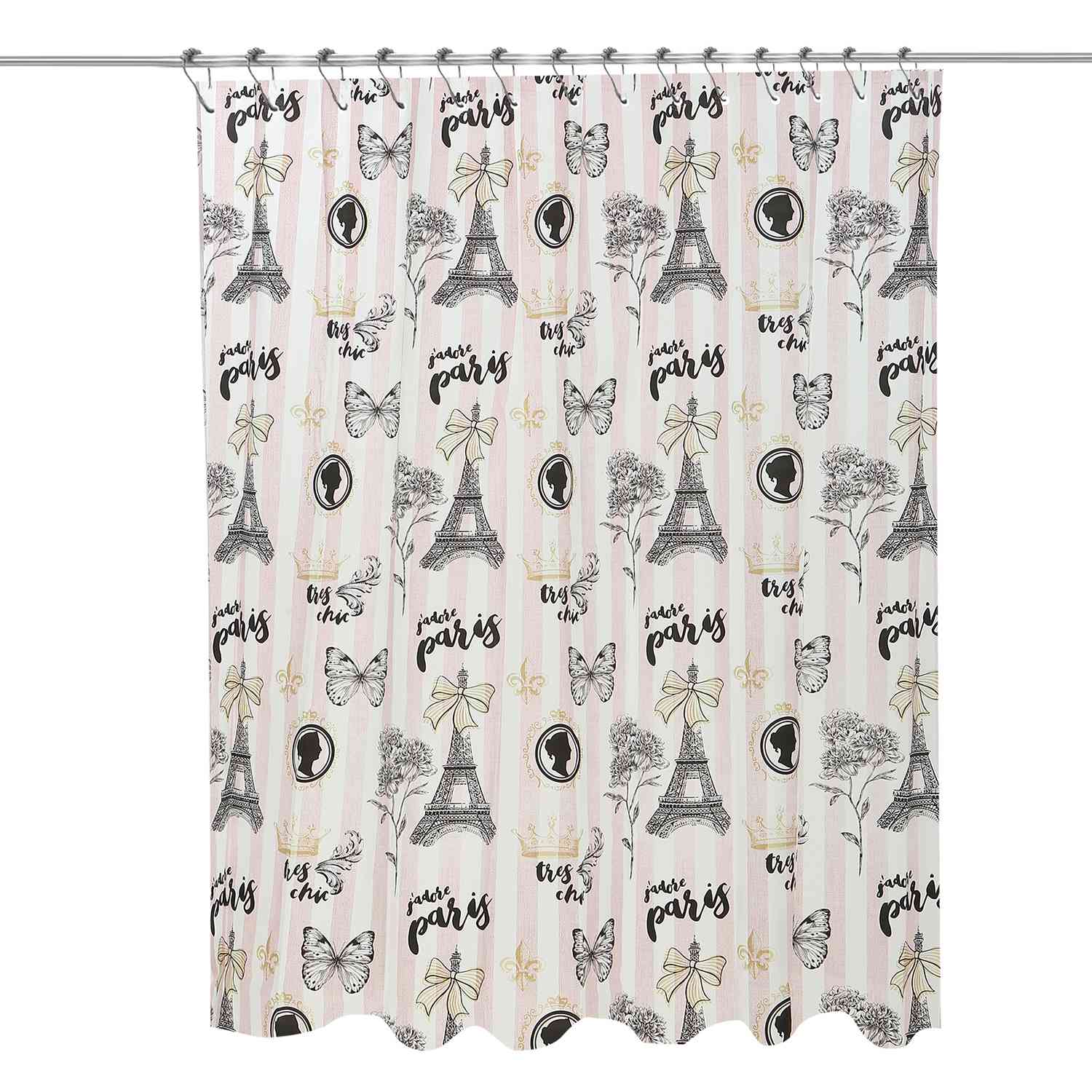 Custom Bathroom Waterproof Pvc Free Peva Shower Curtain