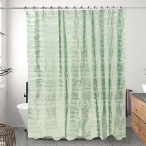 Custom Logo Heavy Duty Fabric Sustainable Shower Curtain