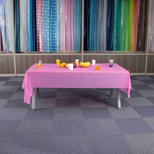 Custom Size PEVA Table Cloth for Home Decoration Table Cover