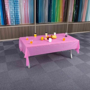 Custom Size PEVA Table Cloth for Home Decoration Table Cover