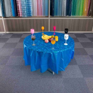 Customized Table Cloth Decorative Cover for Wedding Party Events