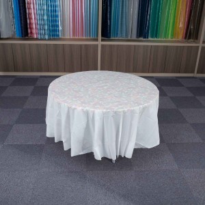 Durable Tear and Stain Resistance No Cleaning Plastic Tablecloth