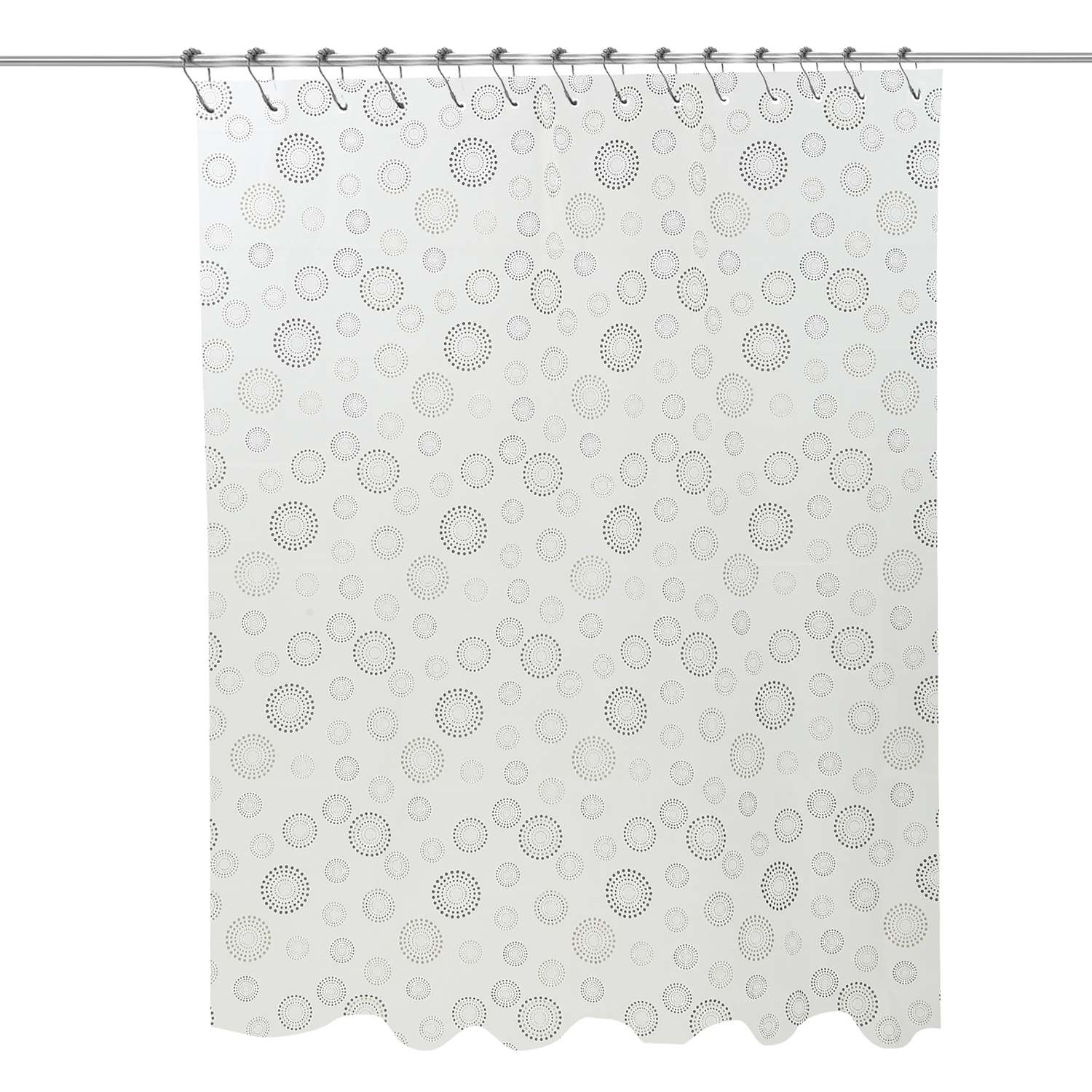 Durable Translucence Splicing Custom PVC Free Shower Curtain