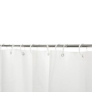 Fashion Antimicrobial 72×70” PEVA Bath Curtain