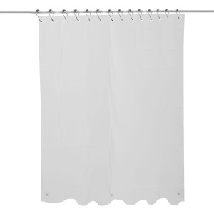 Fashion Antimicrobial 72×70” PEVA Bath Curtain