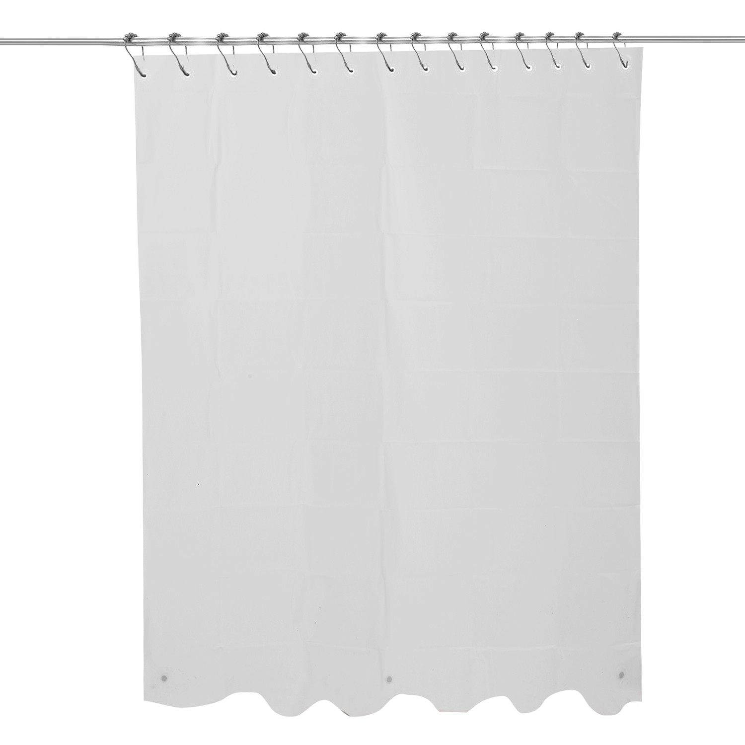 Fashion Antimicrobial 72×70” PEVA Bath Curtain