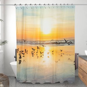 Hot Sales Home Sense Waterproof Western Custom Shower Curtains