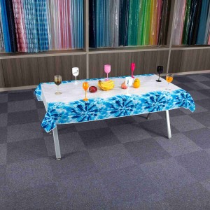 Hot Selling custom printing good quality PEVA tablecloths