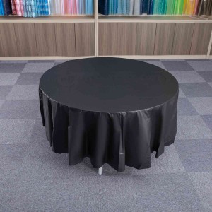 Modern Waterproof Disposable Round Plastic Table Cloth