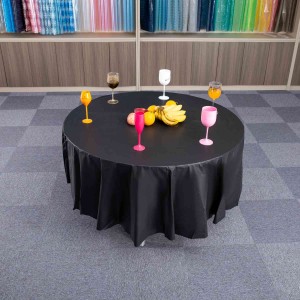 Modern Waterproof Disposable Round Plastic Table Cloth