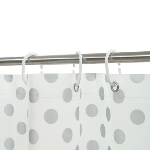 Quick Dry China Style Waterproof Custom Laser Shower Curtain